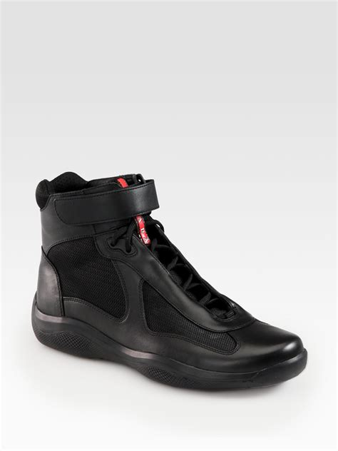 prada adidas high tops|Prada high top sneakers sale.